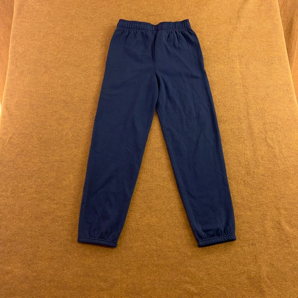 Gap Kids XXL (14-16) Navy Blue Embroidered Logo Fleece Jogger Sweatpants NWT